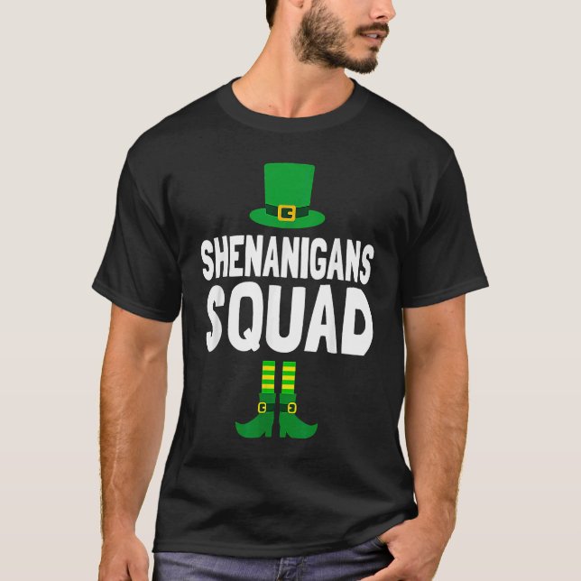 Shenanigator Cute Leprechaun Elf St Patricks Day S T-Shirt (Vorderseite)