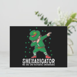 Shenanigator Dabbing St Patrick's Day Shenanigans Einladung