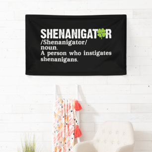 Shenanigator Definition St. Patrick's Day Banner