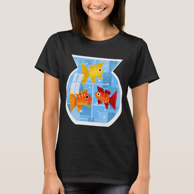 Sheo, der Halfmoon Kampffisch T-Shirt (Vorderseite)