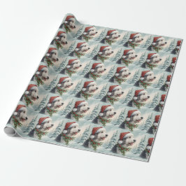 Shepadoodle Christmas Wrapping Paper Geschenkpapier
