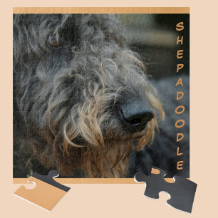 Shepadoodle Up Nah und persönlich Puzzle