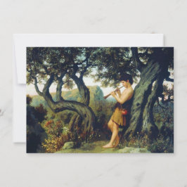 Shepherd Boy Playing the Flute Karte