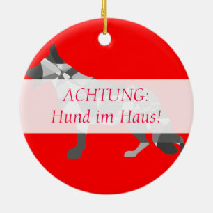 Shepherd Dog Keramikornament