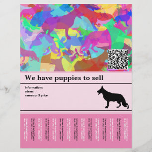 Shepherd Dog personalisiert Flyer