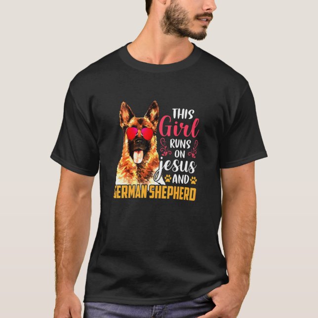 Shepherd German Shepard Shepherd Dog K9 T-Shirt (Vorderseite)