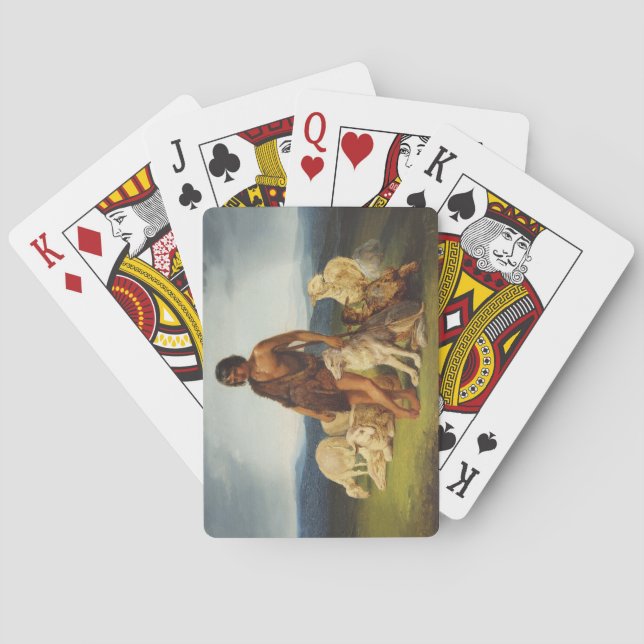 Shepherd in a Rural Landscape Spielkarten (Rückseite)