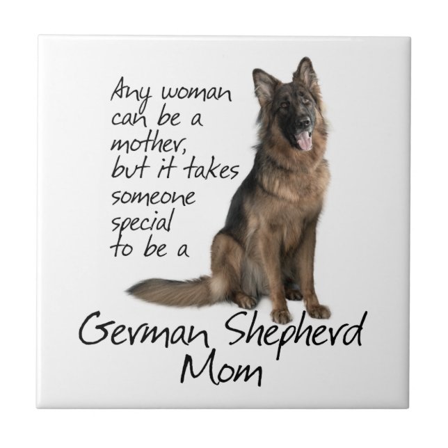 Shepherd Mama Tile Fliese (Vorderseite)