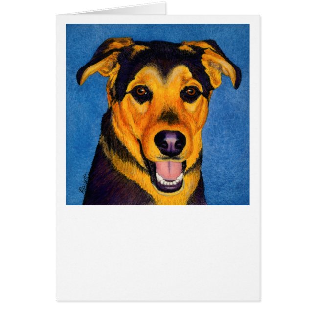 Shepherd Mix Card - "Caesar" (Vorne)