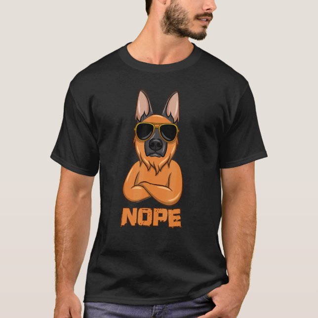 Shepherd Nope T-Shirt (Vorderseite)