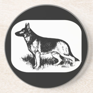 Shepherd Profile Getränkeuntersetzer