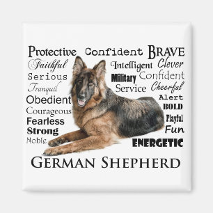 Shepherd Traits Magnet