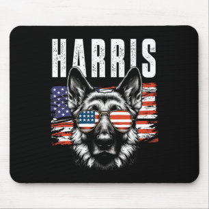 Shepherd Usa Flag Kamala Harris 2024 Wahl Mousepad