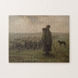 Shepherdess und ihre Menge   1862-63 Puzzle