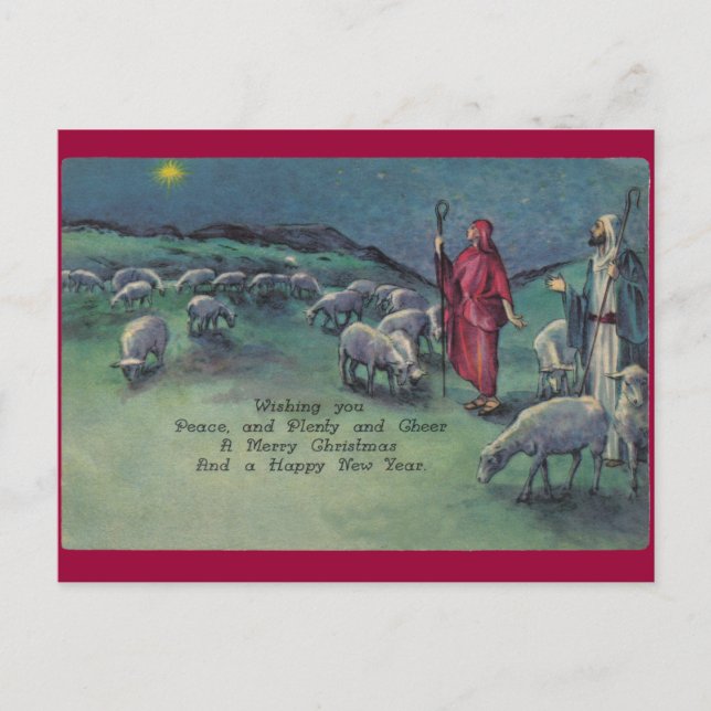 Shepherds Postkarte (Vorderseite)