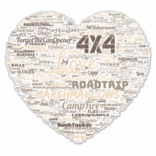 Shepos Liebe Herz Word Art . Aufkleber