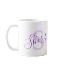 Sherame bedeutet Monogramm S lila