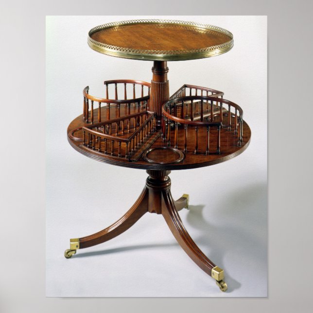 Sheraton zweistufiger dummer Kellner Poster (Vorne)