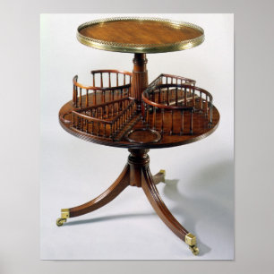 Sheraton zweistufiger stummer Kellner Poster