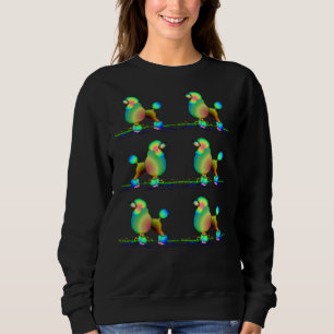 Sherbet Poodle Repeat Sweatshirt