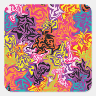 Sherbet Quadratischer Aufkleber