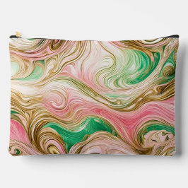 "Sherbet Swirl" Print Cosmetic Bag Zubehörtasche