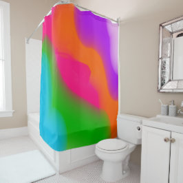 Sherbet Wasserfarben Duschvorhang