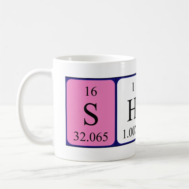 Sheri Periodenname Tasse (Links)