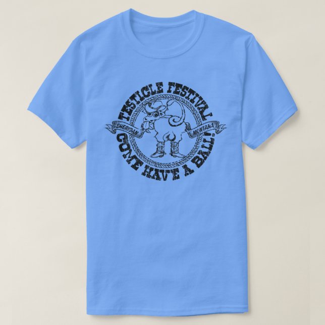Sheridan Testicle Festival 1982 T-Shirt (Design vorne)