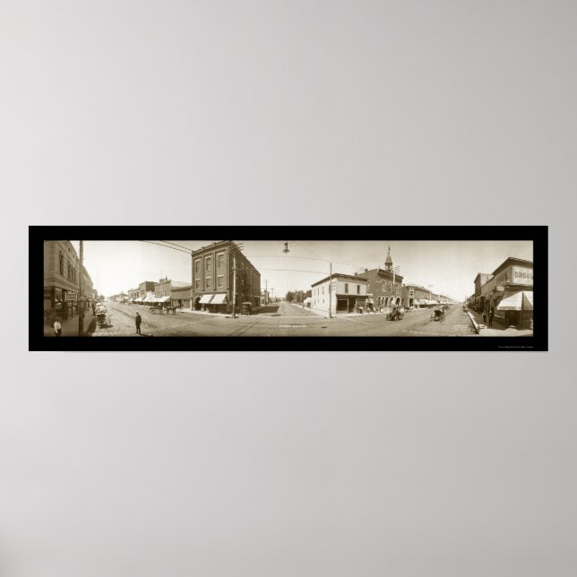 Sheridan Wyoming Foto 1909 Poster (Vorne)