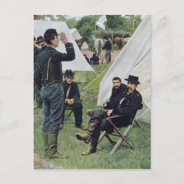 Sheridans erstes Interview mit Rowand Postkarte (Vorderseite)