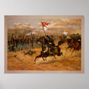 Sheridans Fahrt durch Thure de Thulstrup Poster