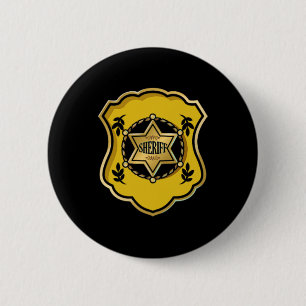 Sheriff Costume Halloween Police Officer Gesetz En Button