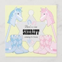 Sheriff Cowboy Gender Reveal