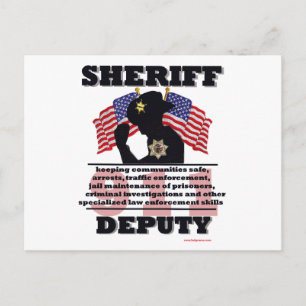 Sheriff_Deputy Postkarte