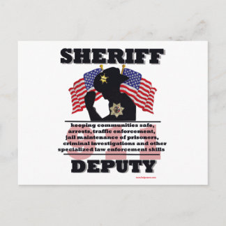 Sheriff_Deputy Postkarte