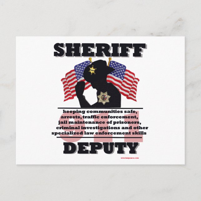 Sheriff_Deputy Postkarte (Vorderseite)
