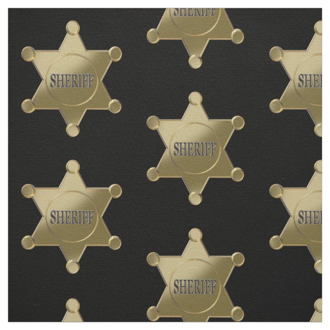 Sheriff golden star stoff (Muster)