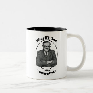 Sheriff Joe ist meine Homeboy-Tasse Zweifarbige Tasse