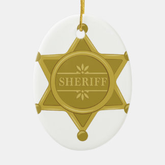 Sheriff Keramikornament