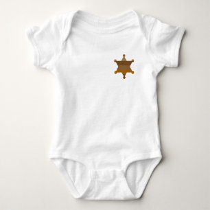 sheriff marke baby strampler