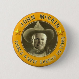 Sheriff McCain Knopf Button