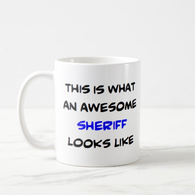 Sheriff, phantastisch kaffeetasse (Links)
