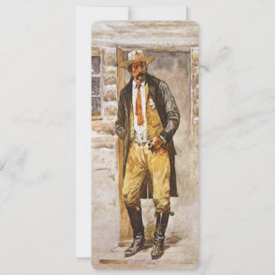 Sheriff Portrait von Seltzer, Vintag West Cowboy