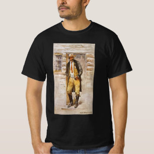 Sheriff Portrait von Seltzer, Vintag West Cowboy T-Shirt