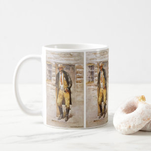 Sheriff Porträt von Seltzer, Vintage West Cowboy Kaffeetasse