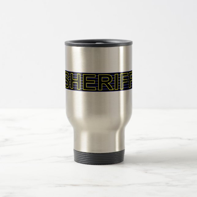 Sheriff-Reise-Tasse Reisebecher (Mittel)