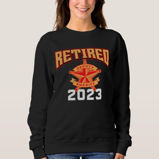 Sheriff Retirement 2023 Law Enforcement Sweatshirt (Vorderseite)