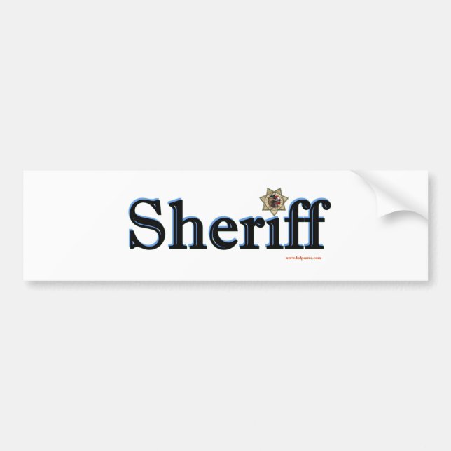 Sheriff_Script Autoaufkleber (Vorne)