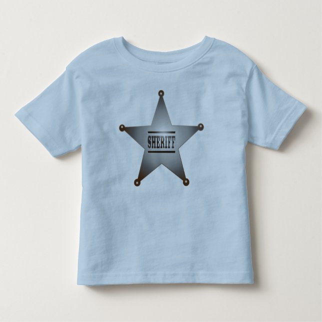 Sheriff star kleinkind t-shirt (Vorderseite)